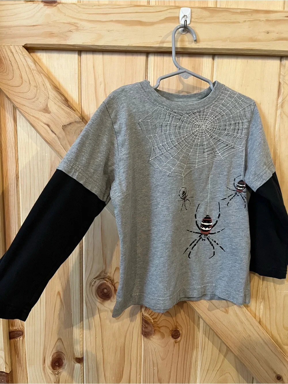 Gymboree Spider-Web Long Sleeve Shirt 100% Cotton